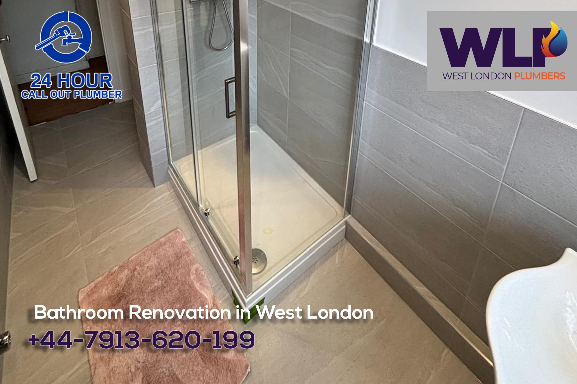 Bathroom renovation in West London
